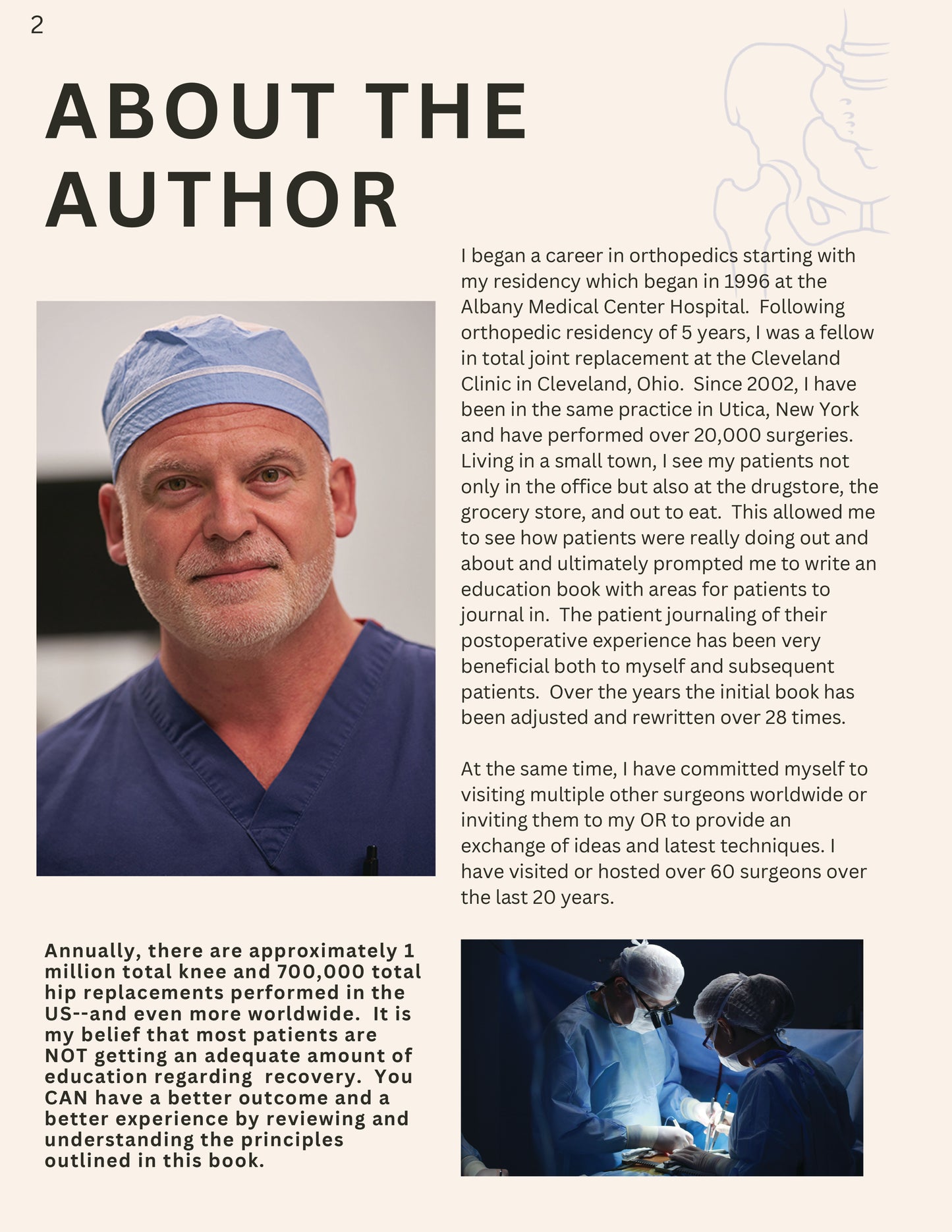 TOTAL HIP - LESS SWELLING LESS PAIN